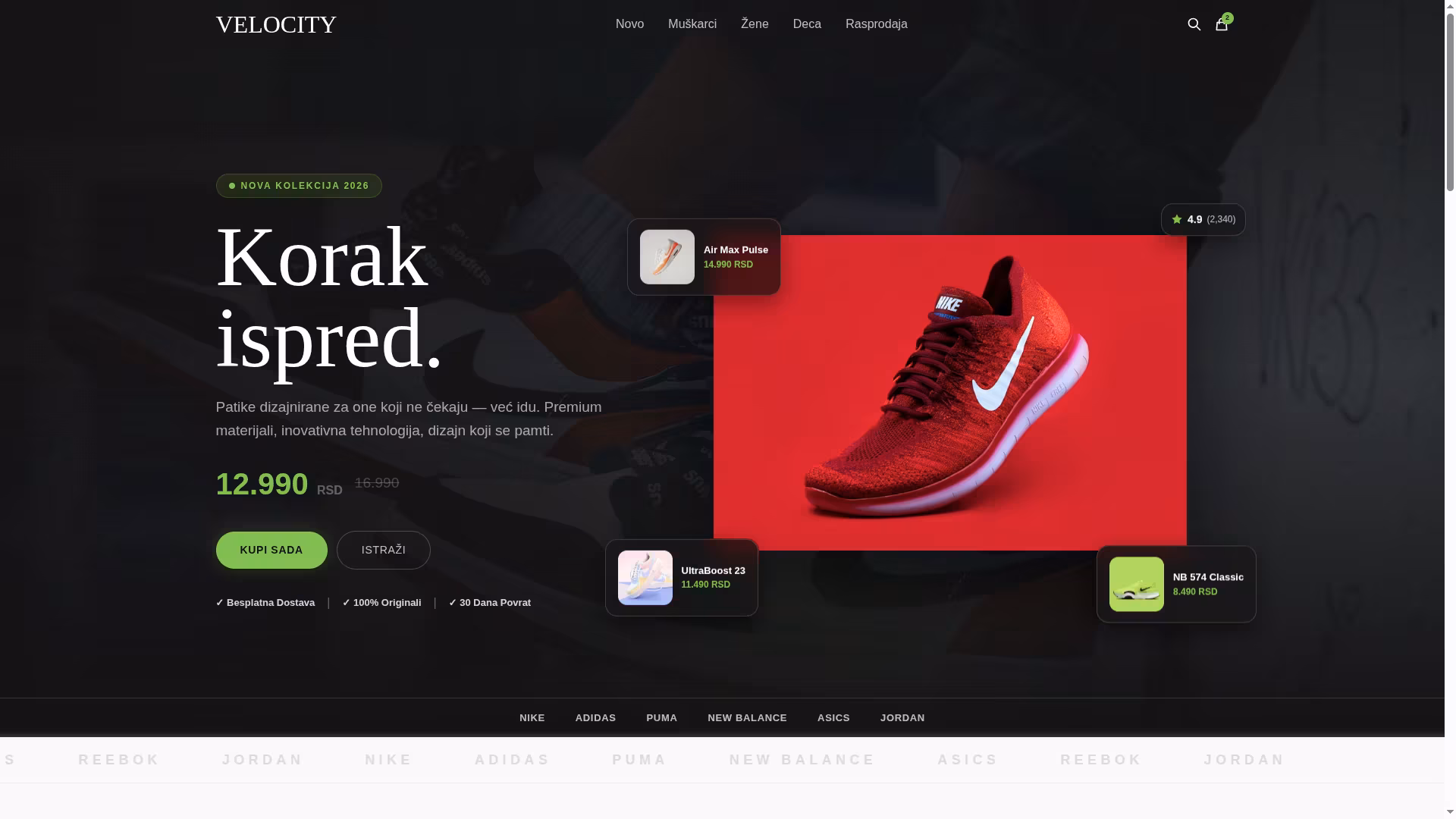 Izrada online prodavnice obuće i SEO optimizacija — filter — M·LAB blog Beograd